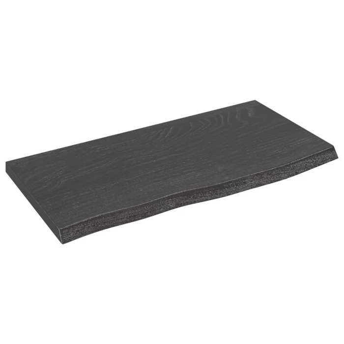 VidaXL Bathroom Countertop Dark Grey 60x30x2 Cm Treated Wood 3156197