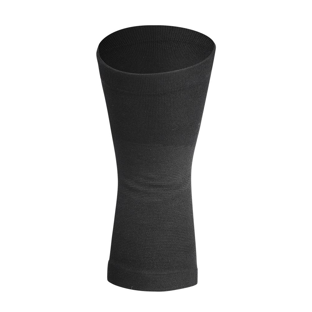 1 Pair Elastic Bamboo Carbon   Knee Joint Pad Warm   Knees Sleeve Protector Black M