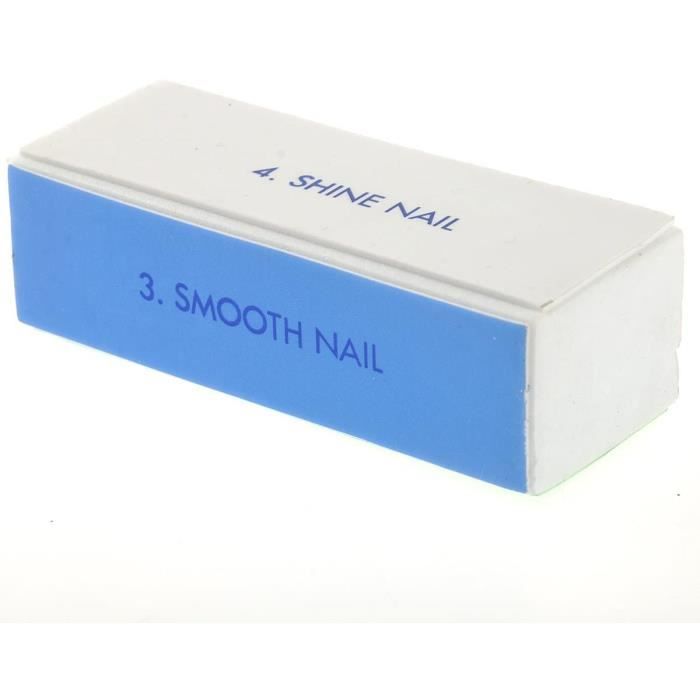 Nagelfeile - 10 Stück - 4 Seiten Schwamm - Waschbar - Wiederverwendbar
