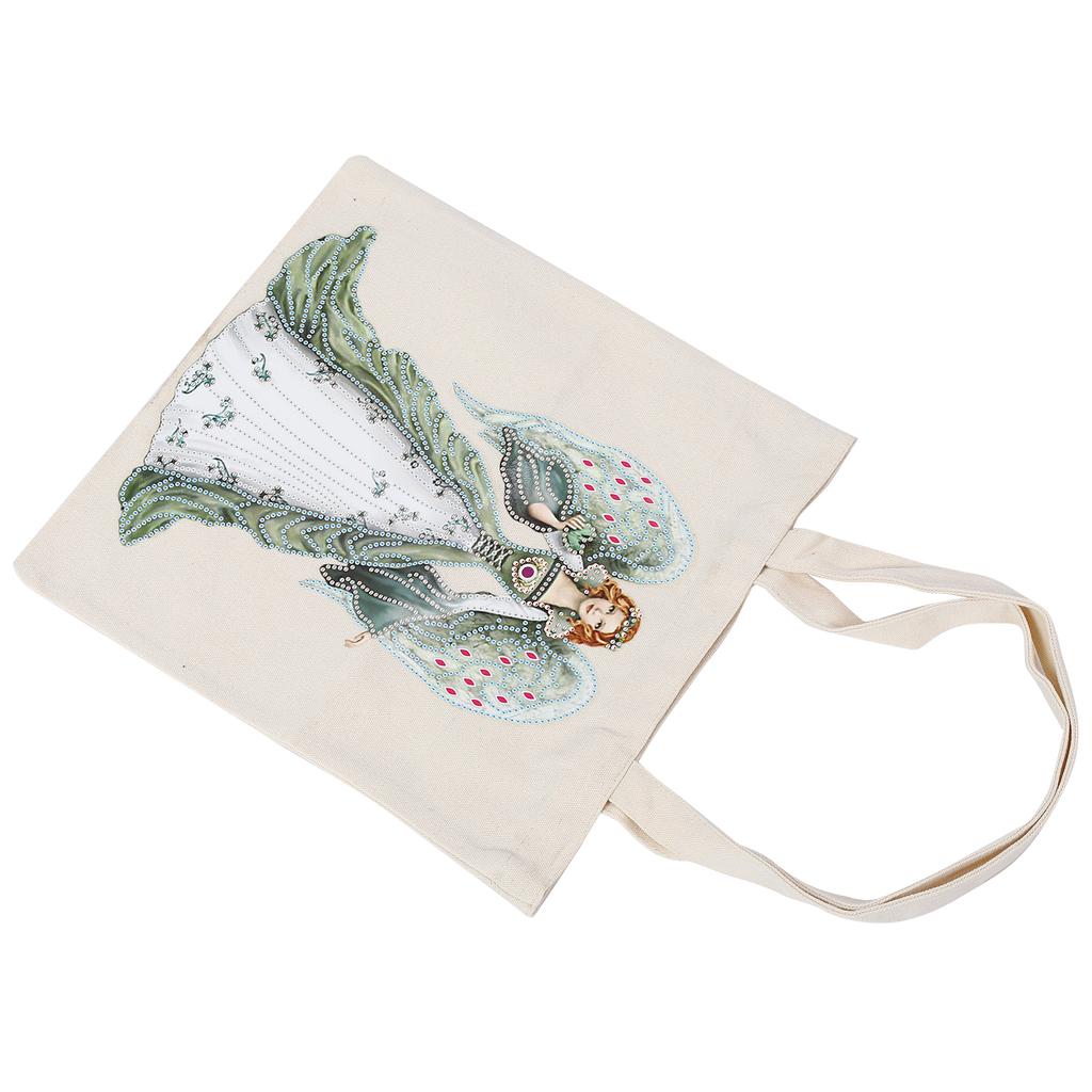 DIY Diamond Painting Shopping Bag Rhinestones Painting Tote Bag with Handles Tool SetBB011
