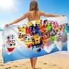 1Pc Winter Paw Patrol Heroes Beach Towel Quick Dry Multiuse For Beach Pool Gym Yoga Home Travel Christmas Halloween Xmas Gift S1368