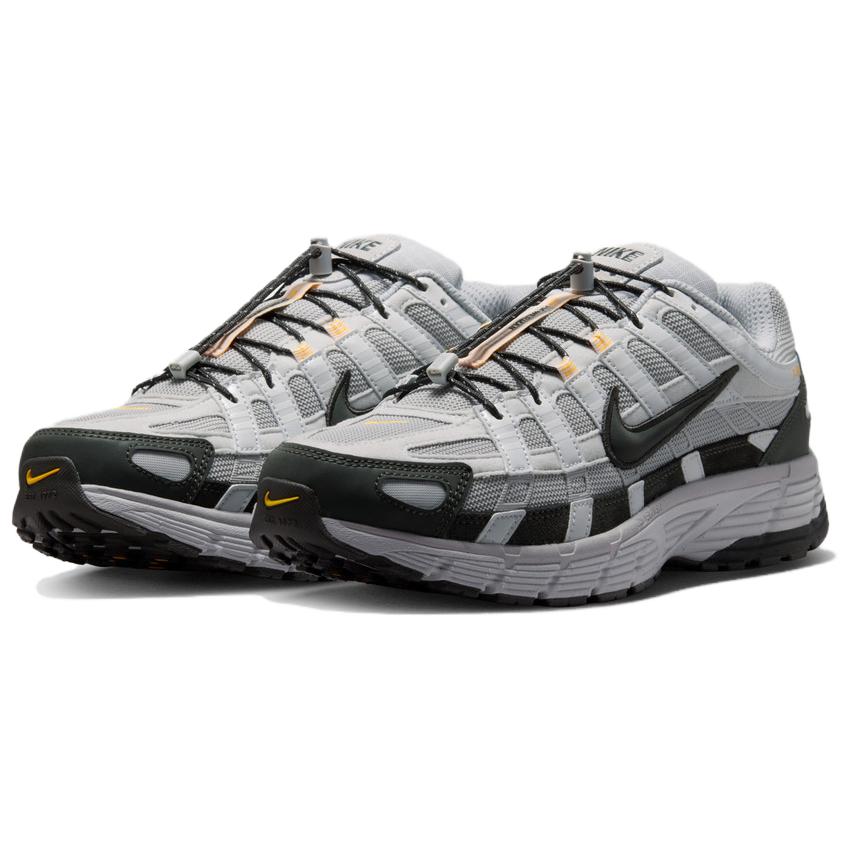 Nike P-6000 Kényelmes Sokoldalú Laza Futócipő Uniszex Sneaker Szürke Fekete HQ3818-002