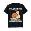 Funny Snails T Shirt with GerUnisex Text Da Bin Ich Kann Es Euch Nicht Erspare Black Vintage Washed Designer Clothes Soft Graphic