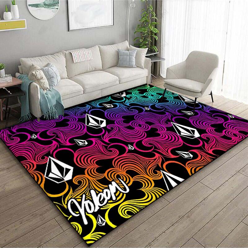 Extreme Sport V-V0lcom Pattern Floor Mat Rug 15 Size Living Room Bedroom Bedside Bathroom Floor Mat Area Rug Club Outdoor Rugs