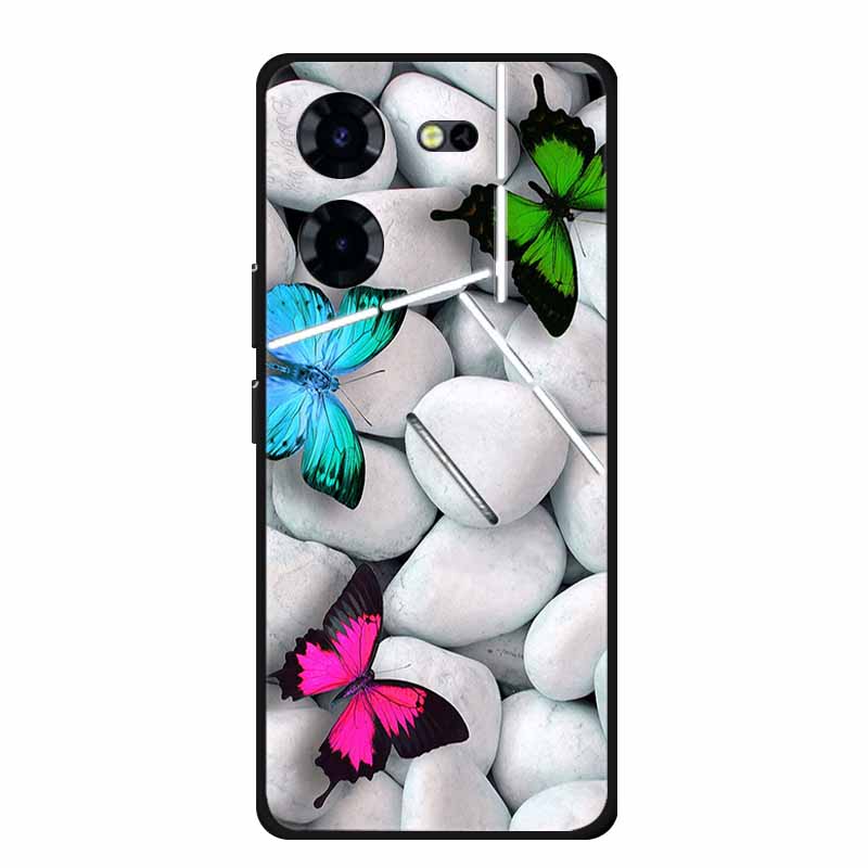 Luxury Case For Tecno Pova 5 Pro 5G TPU Soft Silicone Back Cover for Tecno Pova5 Pro 2023 LH8n Phone Cases Cute 6.78" New etui