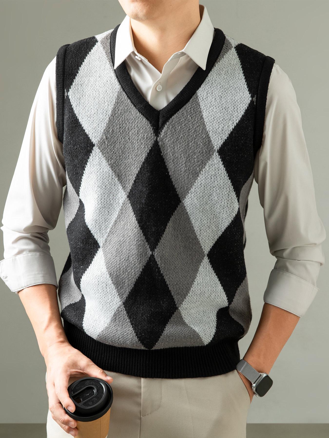 Men s Lightweight Knit Pullover - Spring/Autumn Regular Fit Sportswear M