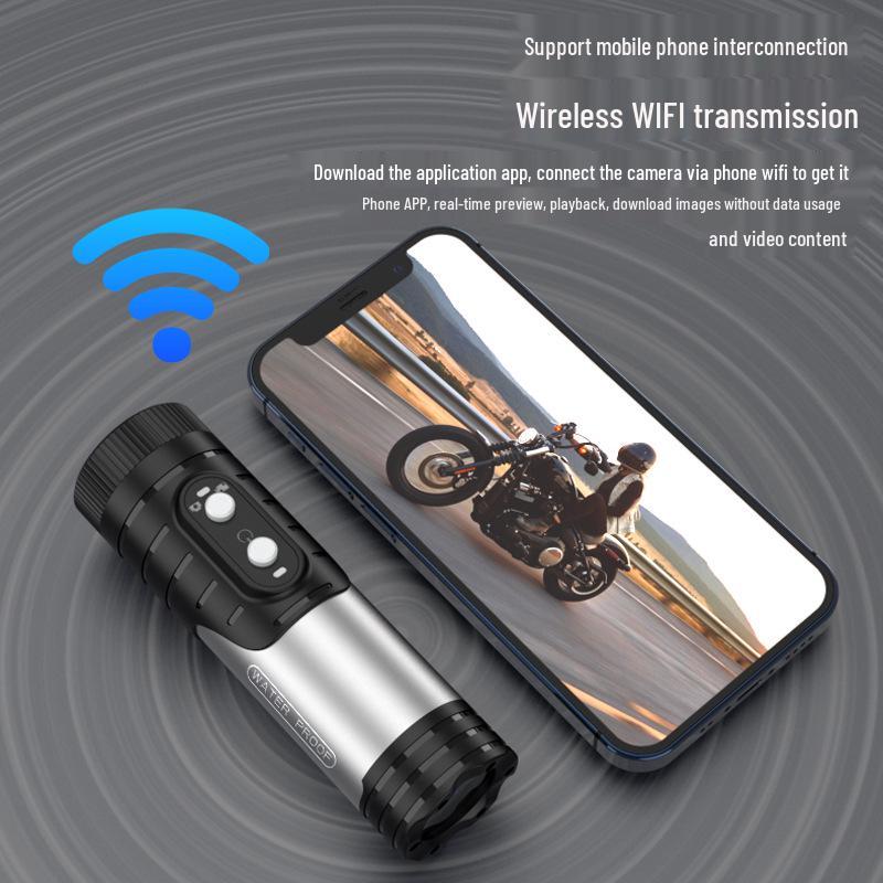DV5000 HD Helmet Camcorder: Flashlight Style for Motorcycle/Bicycle Outdoor Action Recording