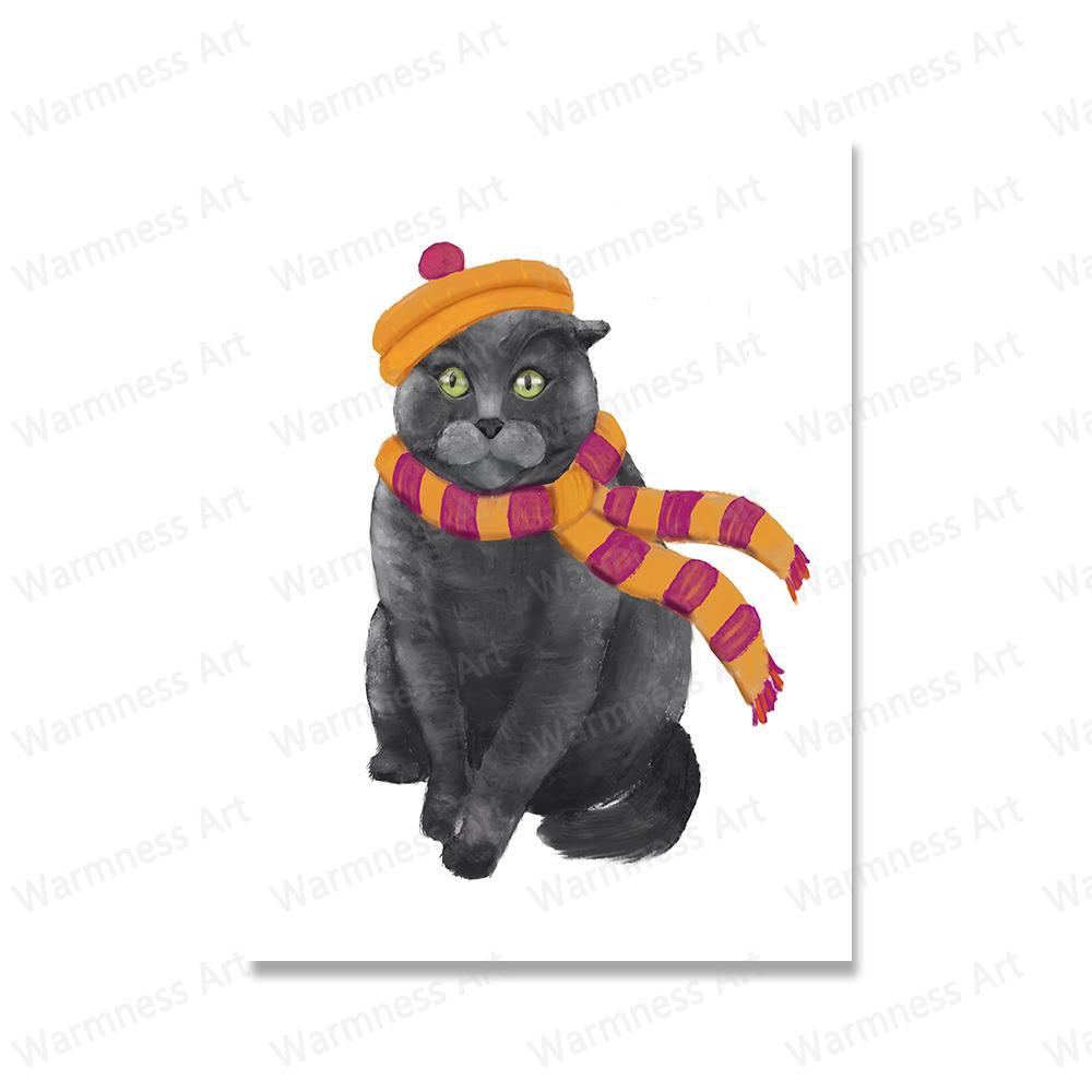 Schwarze Katze, Verbrecherfoto, Wandkunst, Leinwand, Poster, Orange Tabby, Wein trinkend, Drucke, Gemälde, Badezimmer, Zimmer, dekorative Toilettenbilder