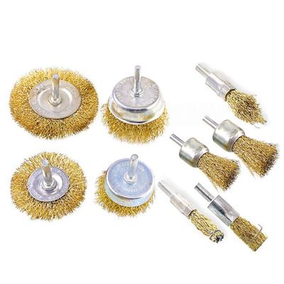 Wire Brush Wheel Cup Brush Set Grinding Wheel Rust Removal Wire Wire Brush With Stem