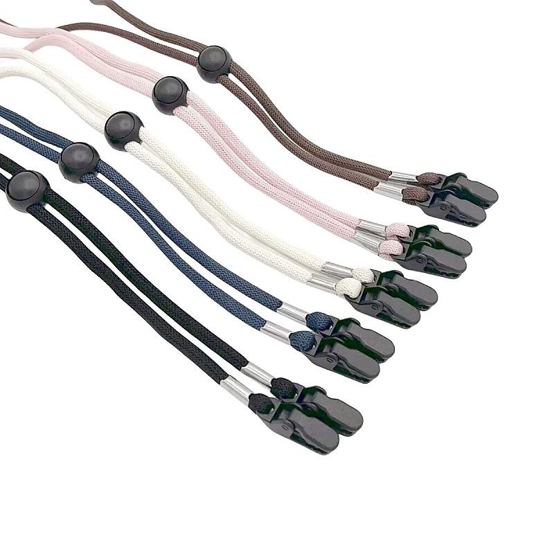 1PC Hat Retainer Anti-lost Anti-drop Rope Elastic Windproof Hat Strap Removable Mask Lanyard Hat Chin Cord Hat Strap Clips