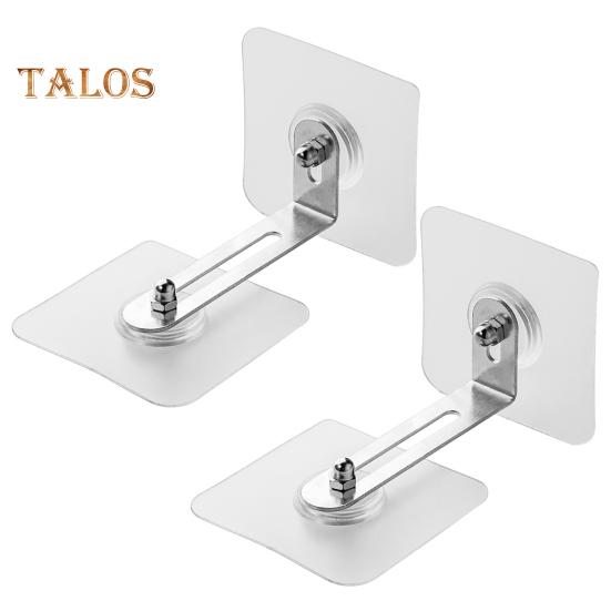 

2 шт., устройство против падения мебели, сверление не требуется, L-образный кронштейн, прозрачный бесшовный клейкий настенный кронштейн с защитой от кончиков, комплект для безопасной защиты детей S