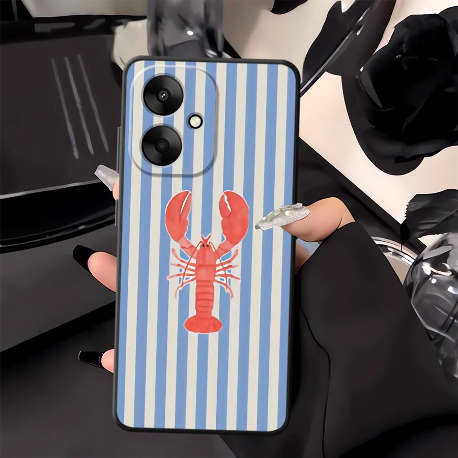 Marine Animals Soft Back Phone Cover Case for Xiaomi Redmi 12 A1 A2 Plus 9T 13C 9A 9C A5 K40 K50 Gaming 10 12C K60