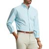 Polo Ralph Lauren Chemise à Boutons Uni avec Logo et Col Boutonné Manches Longues Homme Bleu Ciel 710548535-003