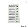 Memo Plastic Board Chore Chart Reusable Checklist Daily Planner Responsibility