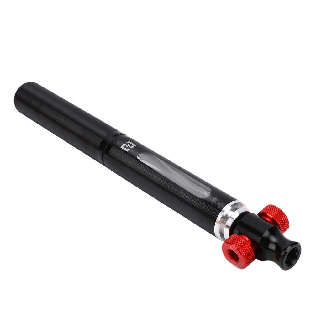 Bike Pump CO2 Inflator Manual Hand Pump 130PSI Aluminum Alloy Portable Tire Pump for Road Mountain Bikes Retractable Hose