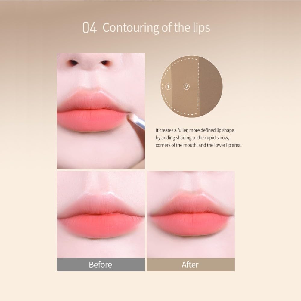 MACQUEEN NEWYORK Fake Up Contour Natural Nose Face Suitable for Warm and Cool Korean Cosmetics Cool 3-Color Shading, 9g, Shading, Finish, Shadow,