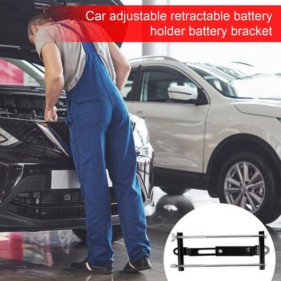 Car Battery Hold Down Heavy Duty Battery Hold Down Kit Battery Mounting Bracket Anti-Rust Car Battery Holder Bracket For Car