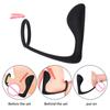 1Pc Silicone Male Double Ring Prostate Massager Penis Ring Anal Plug Stimulator Adult Masturbator Male Sex Toys