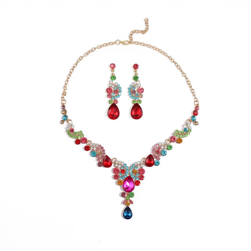 Elegant Bridal Necklace & Earring Set - High-End Wedding Accessories