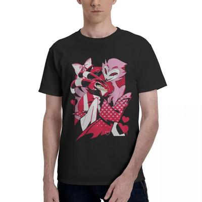 Cartoon T-Shirt for Men Crew Neck Cotton T Shirt Blitzo X Stolas Short Sleeve Tee Shirt Plus Size Clothing