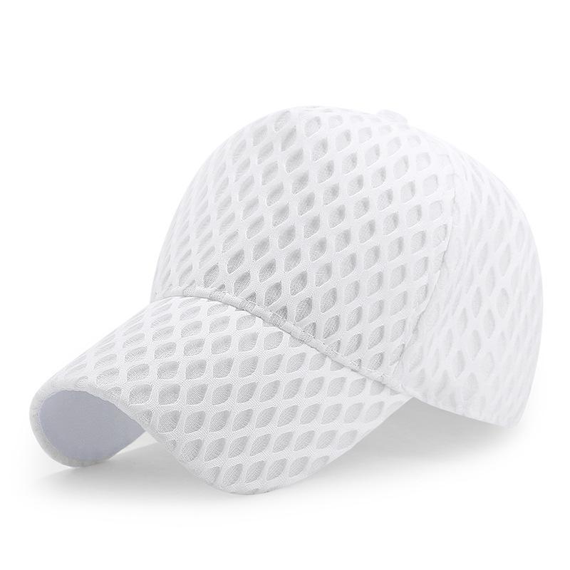Unisex Summer Mesh Duckbill Cap: Breathable, Sun-Protective, Fits Large Heads