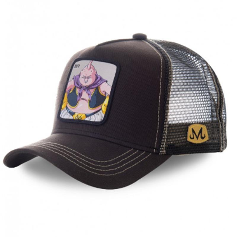 Neue Dragon Ball Son Goku Kappe Sommer Reise Schirmmütze Herren Stickerei Hip-Hop Kappe Stil Sonnenschutz Verstellbare Trucker Mesh Kappe