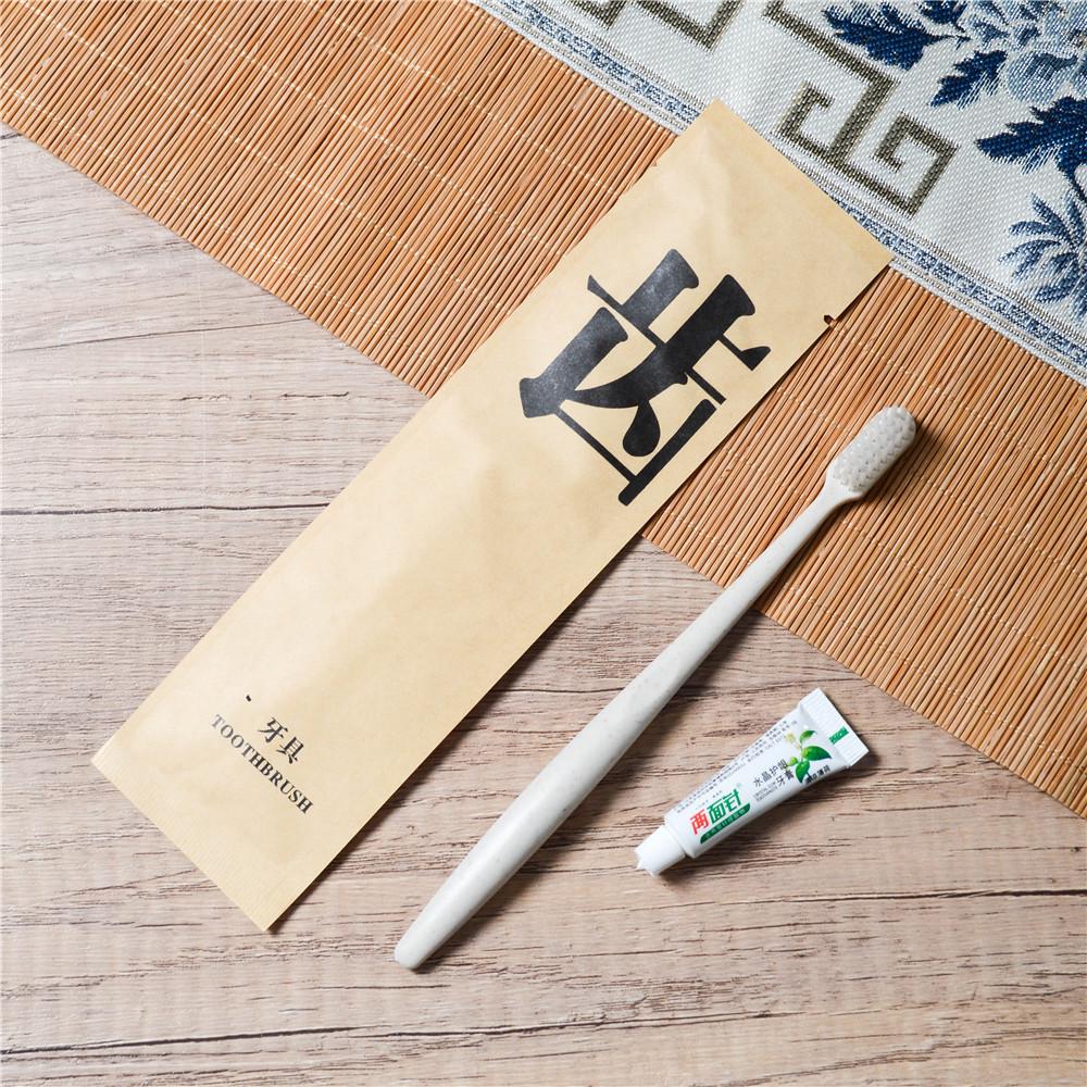 Soft Bristle Toothbrush Kit for Hotel and Guest Use - Individually Wrapped Toiletries