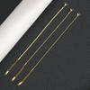 Fashion New Box Chain Bracelet Men Stainless Steel Gold Silver Color Square Pendant Bracelet Gift Trendy Jewelry Accessories