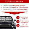 Tendalino Parasole per Parabrezza Auto Per Mini Cooper S R56 R50 F56 R53 F55 R60 R55 R52 F54 F57 F60 R57 One R58 Parasole per Parabrezza