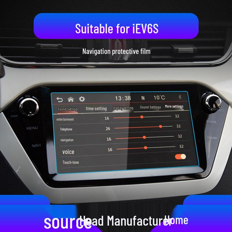 JAC Refine S4 & iEV7S Ochranná fólie na displej: Pasuje na 25 modelů, obsahuje ES ochrannou fólii pro 6E/6S