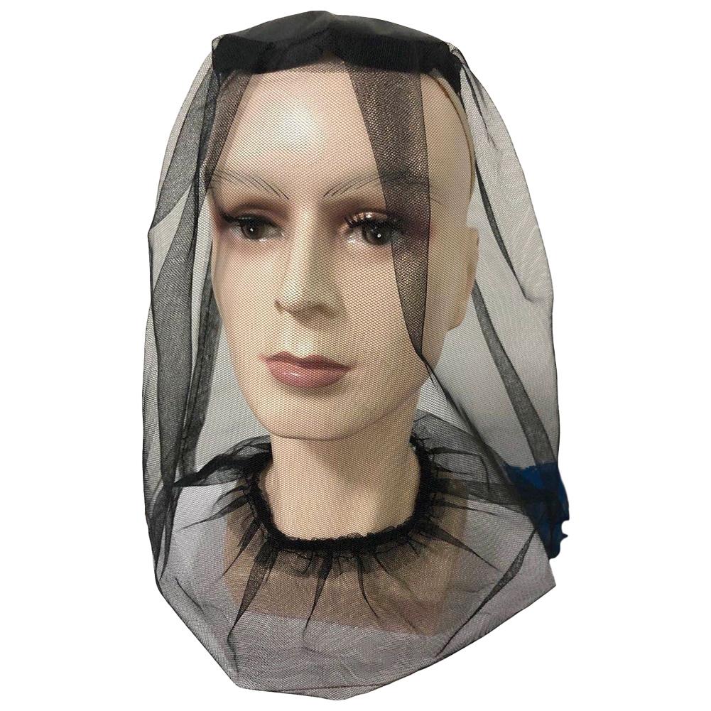Fine Holes Mesh Durable Fly Screen Premium Anti Mosquito Insect Head Mesh Net Face Protector for Camping Cap Garden Supplies