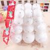 Christmas Tree Snowball Decoration White Foam Balls for Festival Ceiling Party Holiday Shop Decoration Supplies