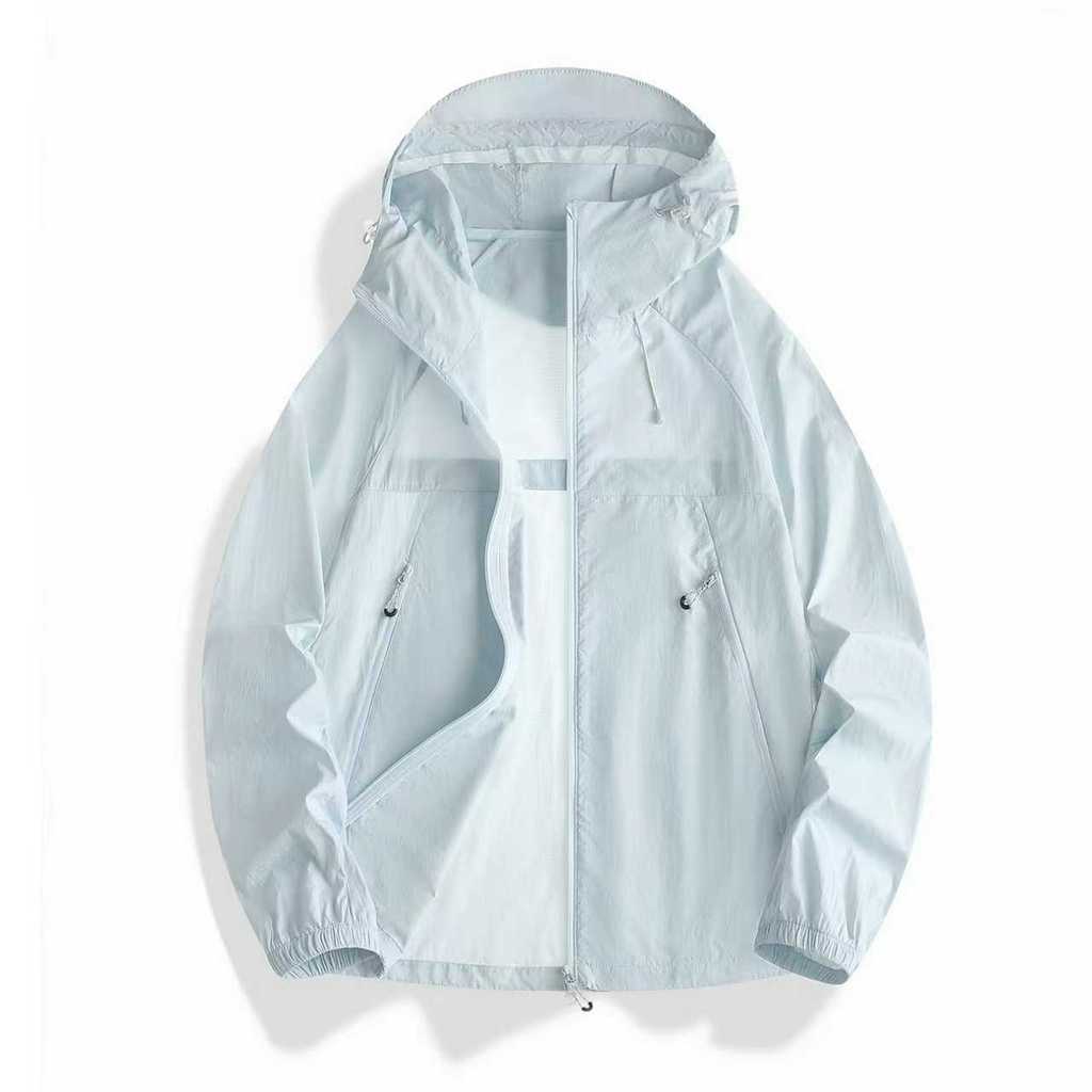 Outdoor Windbreaker For Women Men With Upf50 Uv Protection And Breathable Ice Silk Fabric For Hiking Camping