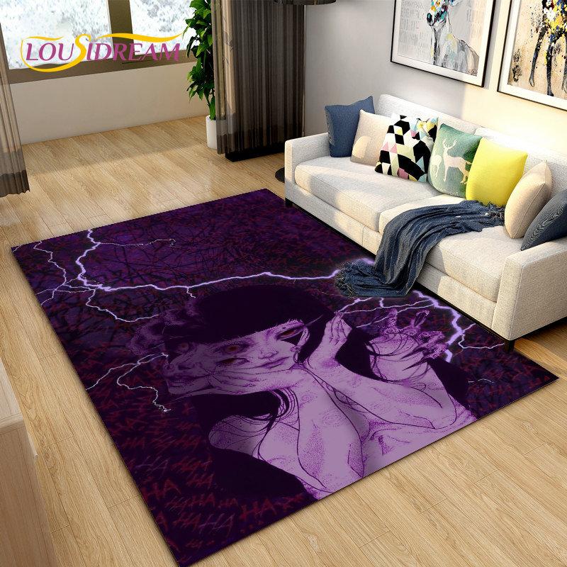 Junji Ito Tomie Kawakami Ghost  Area Rug Large,Carpet Rug for Living Room Bedroom Sofa Doormat Decoration,Kid Non-slip Floor Mat