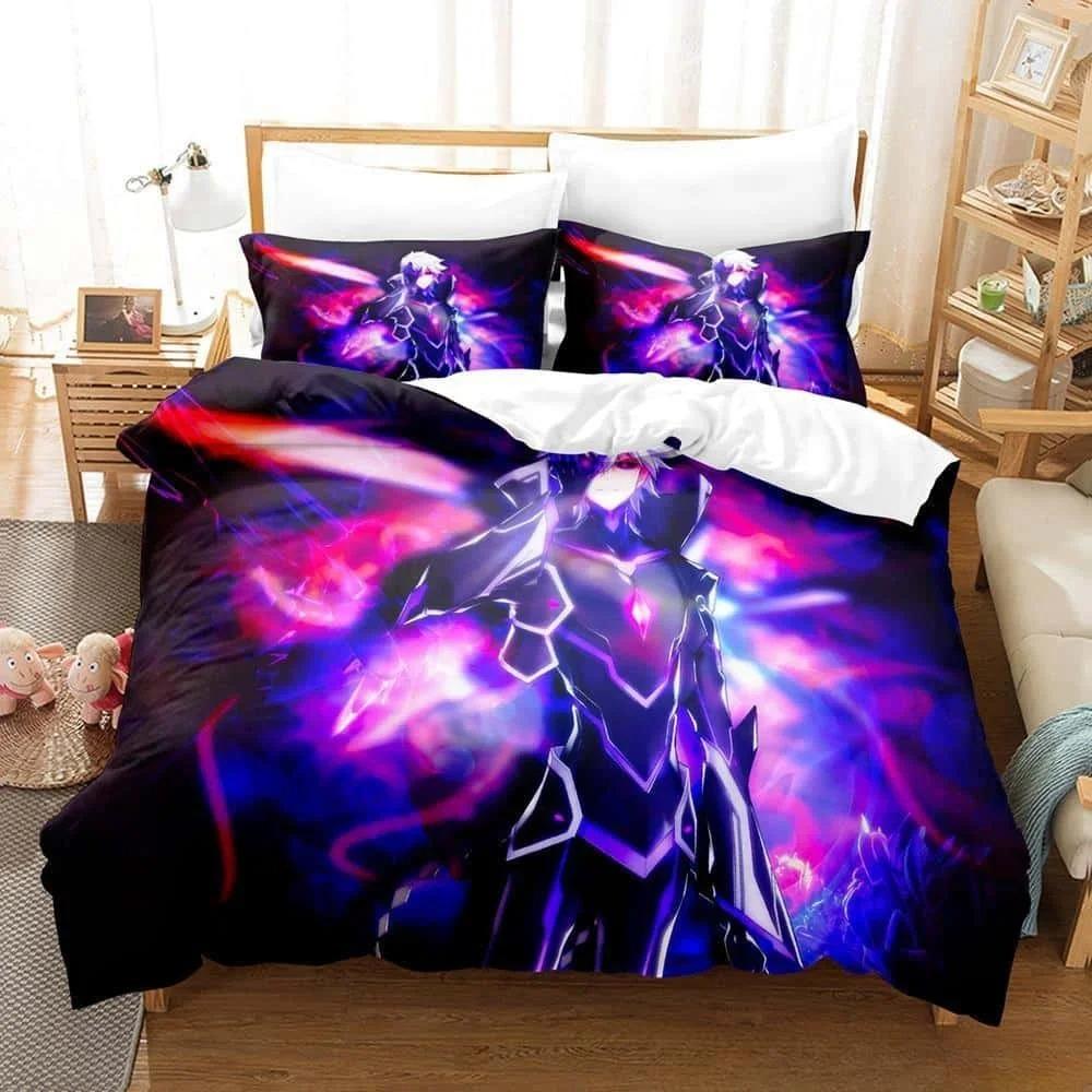3D Print Anime Elsword Bedding Set Single Twin Full Queen King Size Bed Set Adult Kid Bedroom Duvet cover Sets For Home Textiles