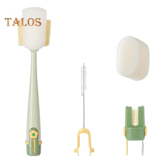 

Длинная ручка Щетка для чистки бутылочек с водой Детские бутылочки Чашки Вазы Прочная ручка Изогнутый дизайн Щетка для чистки