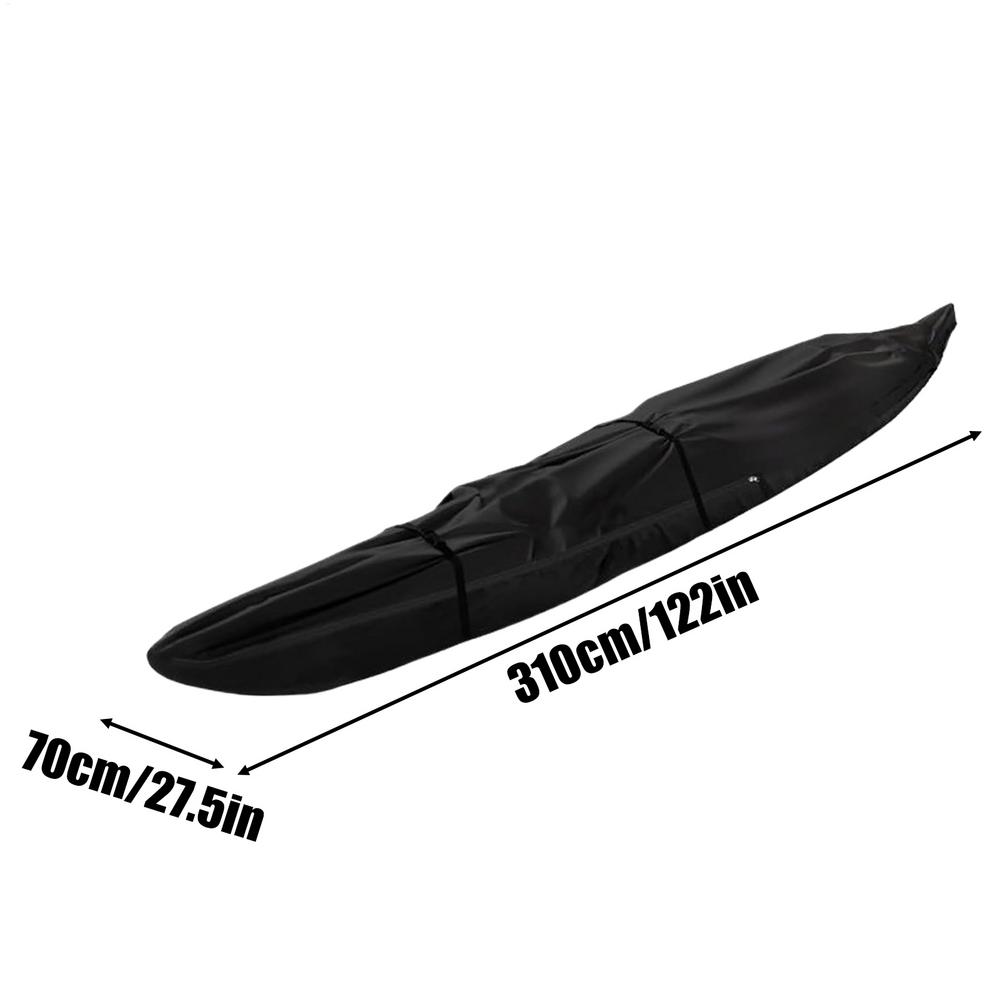 

Universal Kayak Covers UV Protection Canoe Cover Waterproof Oxford Kayak Accessories Multiple Sizes Dust Cover Sunblock Shield