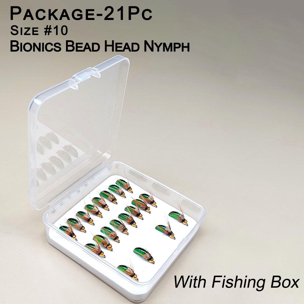 

Fly Fishing Flies 21Pcs Artificial Dry Flies Nymph Bait for Fishing Trout/Perch/Salmon Fishing Lure Artificial Fishing Bait (with Flies Box) 21Pc(with Flies Box)