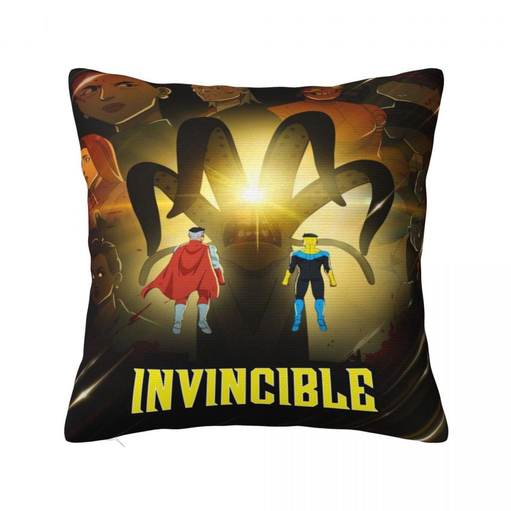 Invincible Omniman Amazing Hero Anime Printing Pillowcases Cushion Cover Throw Pillow Cover Y2K Home Decor Zipper Multi-Size