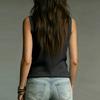 Damen Lässiger Ärmelloser Stricktop V-Ausschnitt Pullover Wickelstil Leichter Weicher Stoff Sommerweste