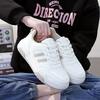New Men's Low-Top White Canvas Sneakers Spring Summer Durable Sporty Anti-Slip Comfort Daily Walking Shoes Men's Tennis Sneakers