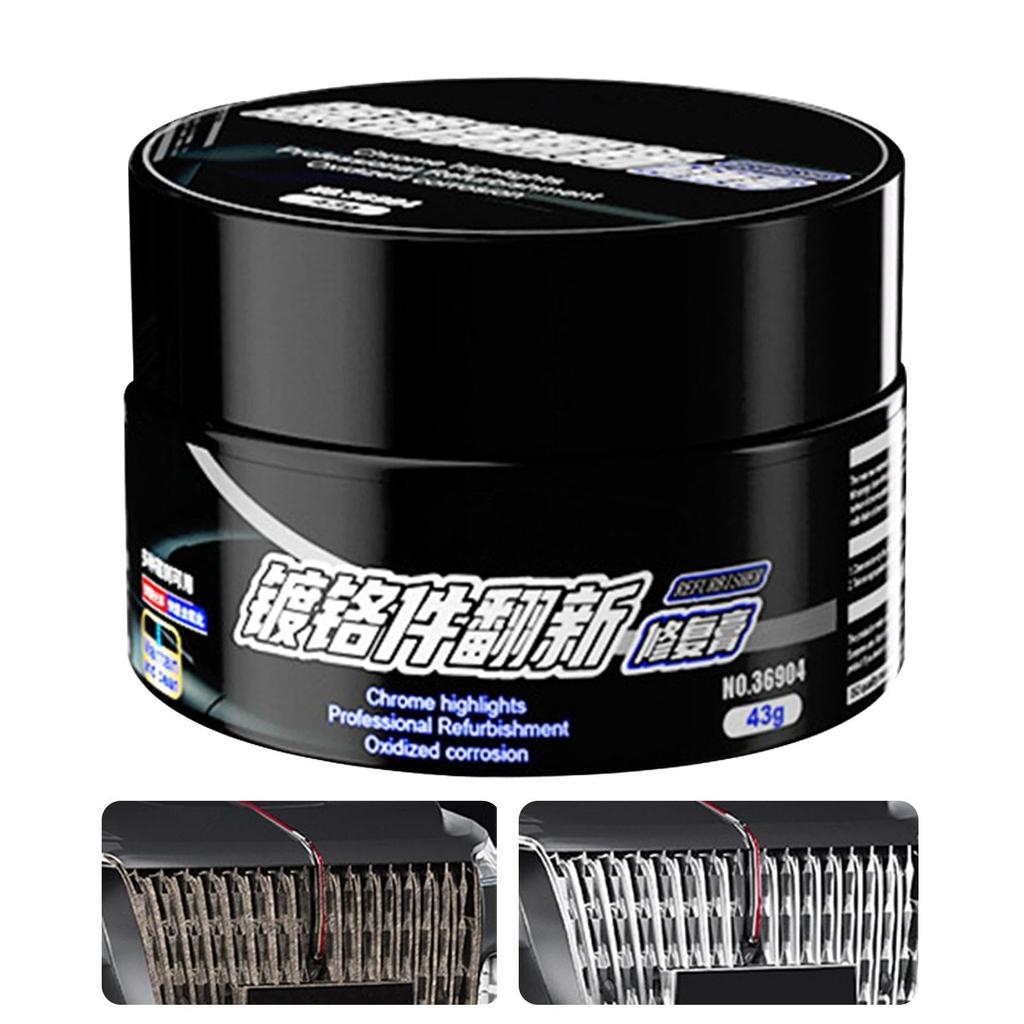 Car Chrome Repairer - 43g Auto Oxide Remover for Chrome | Safe and User-Friendly