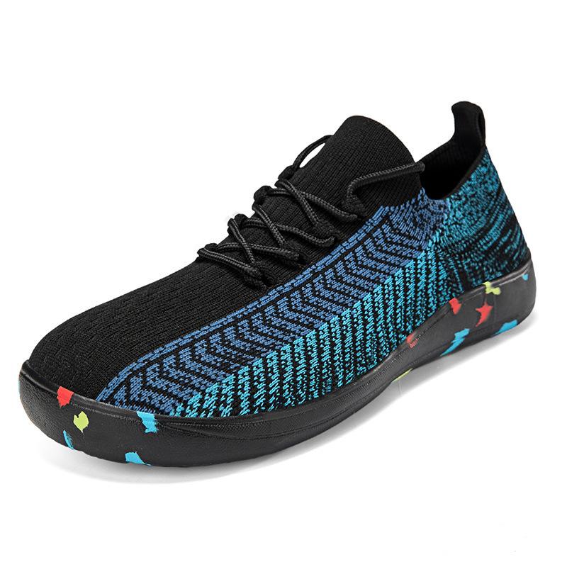 New Cross-border Large-size Socks and Shoes Trendy Fly-woven Breathable Sports Shoes Outdoor Running Shoes