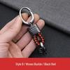 Creative Woven Rope Car Keychain - Cute Waist-Hanging Key Holder for Men & Women