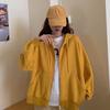 Women's Korean Style Loose Hooded Sweatshirt Jacket - Short, Thin, Trendy, 2026 Spring/Autumn Design