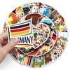50 German Germany Outdoor Scenery Travel Decoration Water Cup Mobile Phone Case Suitcase Stickers