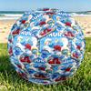 Blue Smurfs Print Size 5 Soccer Ball, PU Wear Resistant Football for Match Training and Daily Practice, Birthday Gift for Soccer Fans