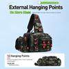 600D Nylon Fishing Sling Bag Camouflage Fishing Tackle Waist Pack Lure Tackle Bag  Fishing Hiking