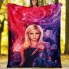 Buffy the Vampire Slayer printed throw blanket—lightweight,soft,warm;versatile blanket for all seasons—perfect as &air-conditioning throw,nap blanket