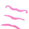 7 Stück Falsche Schnurrbärte Neuheit Cosplay Kostüm Bart für Geburtstag Halloween Party Rosa